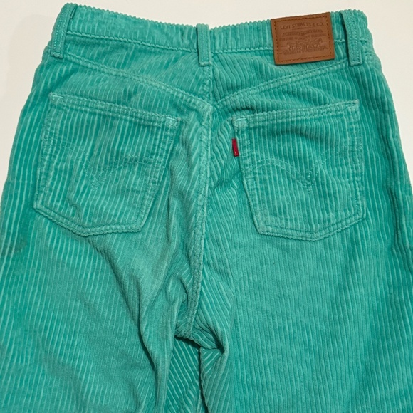 Levi's teal ribbed jeans size 28 (size 6) - Picture 6 of 6